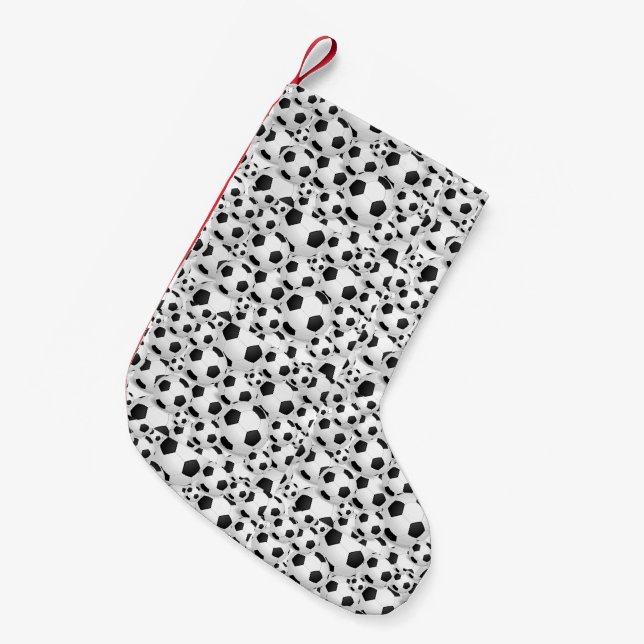 Fußballball-Lüfter Kleiner Weihnachtsstrumpf (Vorderansicht (hängend))