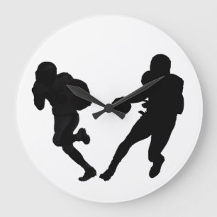 Fußballbild für die runde (große) Wall-Uhr Große Wanduhr
