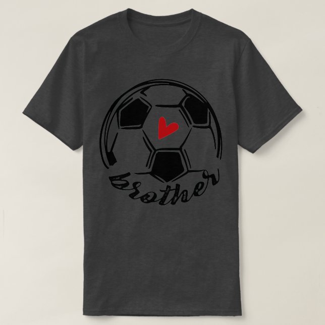 Fußballbrudertag Funny Soccer Father Day T-Shirt (Design vorne)