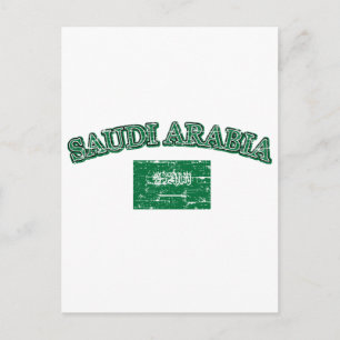 Fußballdesign Saudi-Arabiens Postkarte