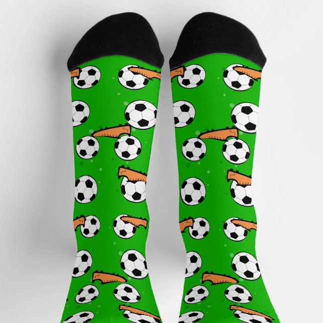 Fußballdesign Socken (Oben)