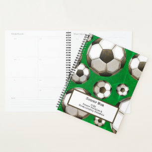 Fußbälle Green Field Soccer Mama Praxis Planer