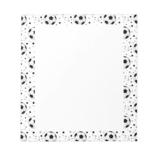 Fußbälle Notizblock