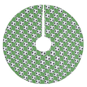 Fußbälle Polyester Weihnachtsbaumdecke
