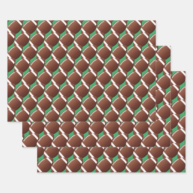 Fußbälle Sport Design Wrapper Sets Geschenkpapier Set (Set)