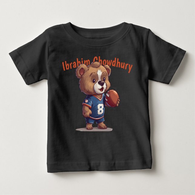 Fußballee Baby T-shirt (Vorderseite)