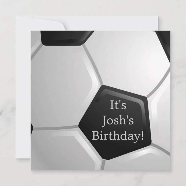 Fußballeinladung Einladung (Vorderseite)