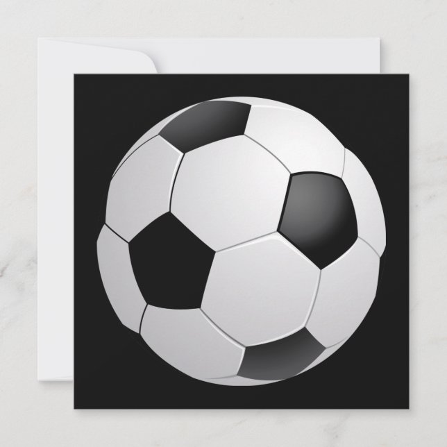 Fußballeinladung Einladung (Vorderseite)