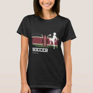 Fußballfahne Fußball-Fußballmädchen T-Shirt