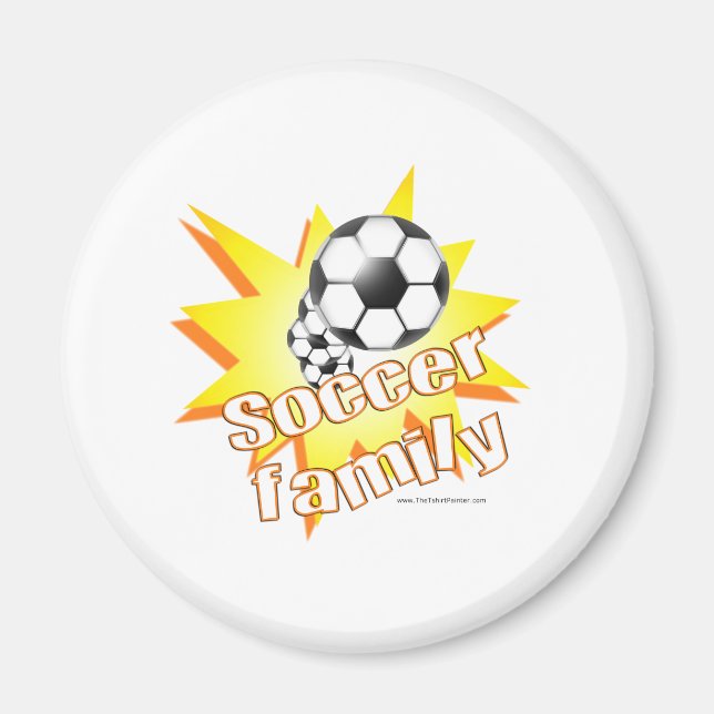 Fußballfamilie Magnet (Vorne)