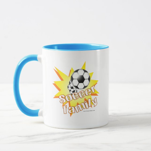 Fußballfamilie Tasse (Links)