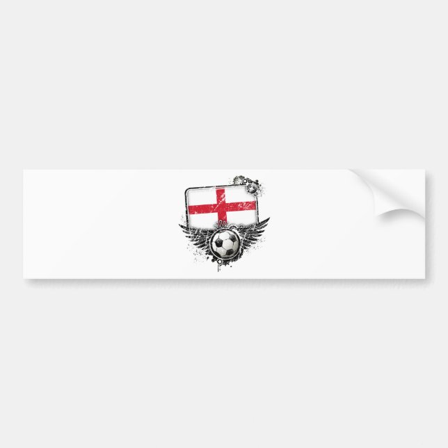 Fußballfan England Autoaufkleber (Vorne)