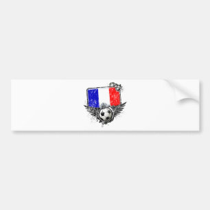 Fußballfan Frankreich Autoaufkleber