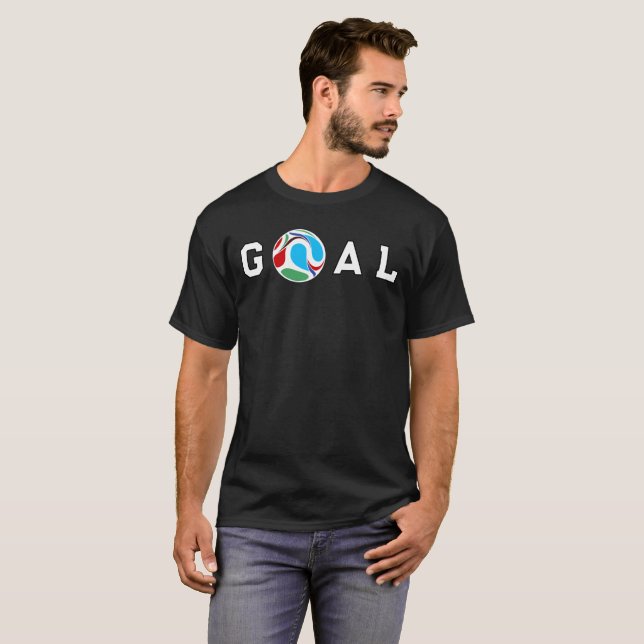 Fußballfan Fußball Design T-Shirt (Vorne ganz)