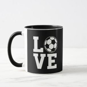 Fußballfan-Illustration - Sportfan-Bekleidung - Tasse