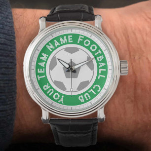 Fußballfan oder Fußballanhänger Armbanduhr