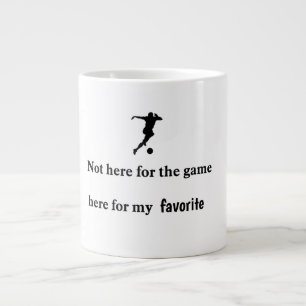 Fußballfan-Spieler-Support-Kaffeetasse Jumbo-Tasse
