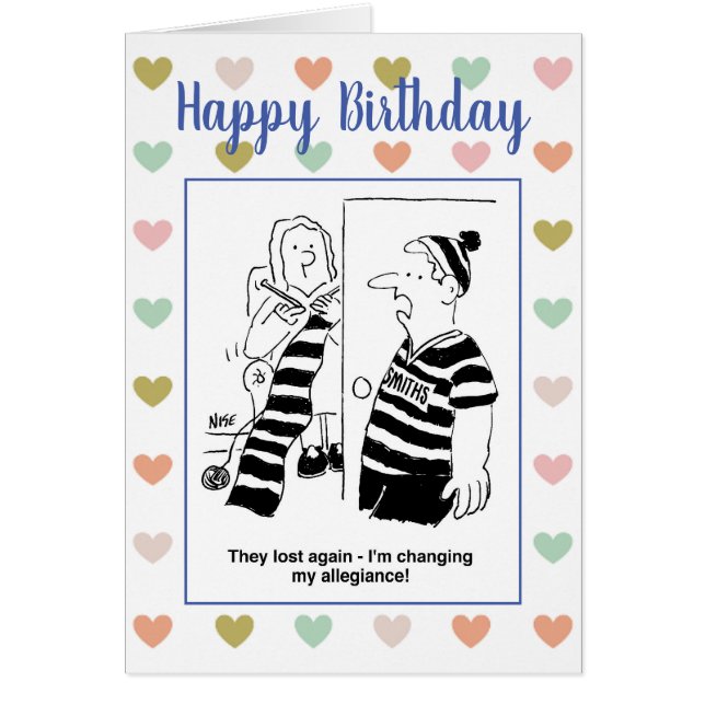 Fußballfan Will, sein Allegium zu ändern (Vorne)