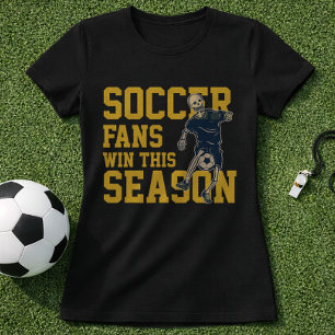 Fußballfans gewinnen diese Saison das Skeleton-Tur T-Shirt