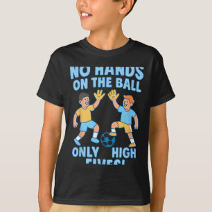 Fußballfans High Fives Teamgeist Grafikdesign  T-Shirt