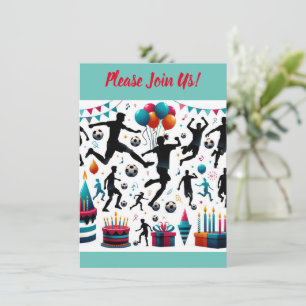 Fußballfeier: Start deine Party mit Spaß! Einladung