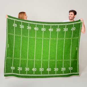 FUSSBALLFELD FLEECEDECKE