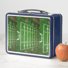 Fußballfeld Metall Lunch Box