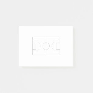 Fußballfeld Post-it Klebezettel