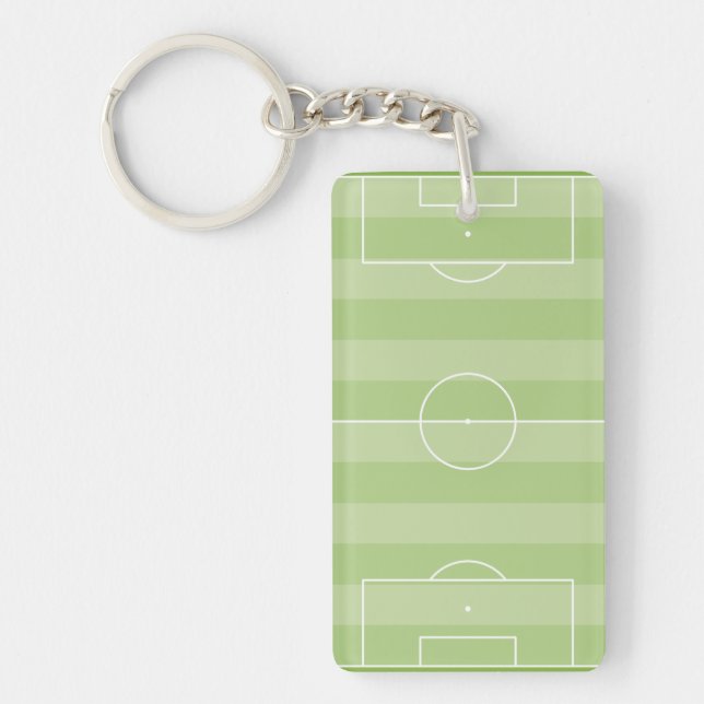 Fußballfeld Schlüsselanhänger (Vorderseite)
