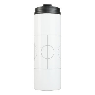 Fußballfeld Thermosbecher