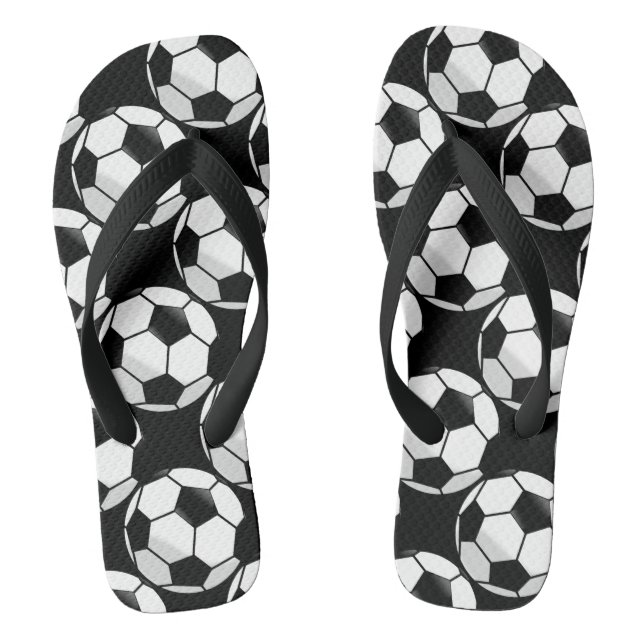 Fußballflecken Flip Flops (Fußbett)