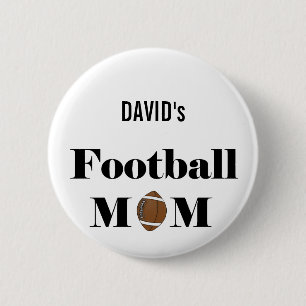 Fußballfrau Button