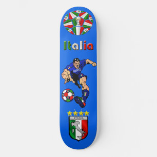 Fußballfußball-Geschenkideen Azzurri Mannes Skateboard