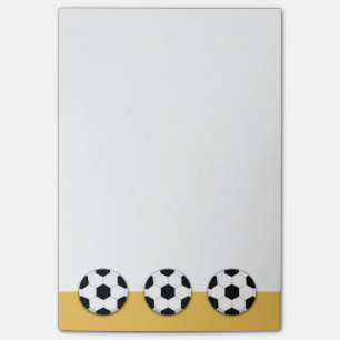 Fußballfußball PERSONIFIZIEREN Post-it Klebezettel