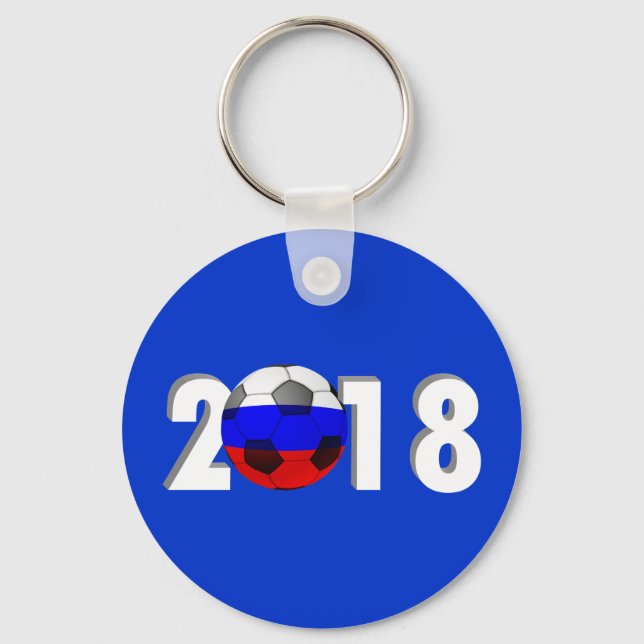 FUSSBALLFUSSER 2018 SCHLÜSSELANHÄNGER (Vorderseite)