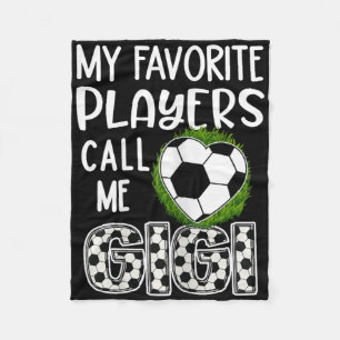 Fußballgeschenk, meine Lieblingsspieler nennen mic Fleecedecke