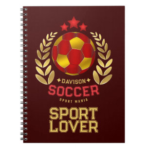 Fußballgeschenke für Jungen Notizblock