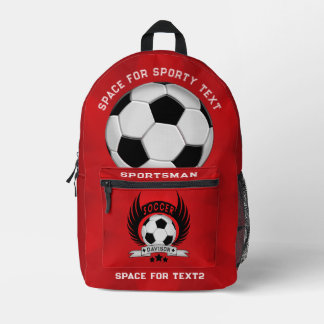 Fußballgeschenke für Kinder | Jungen zum Zurück in Bedruckter Rucksack