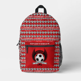 Fußballgeschenke für Kinder | Jungen zum Zurück zu Bedruckter Rucksack