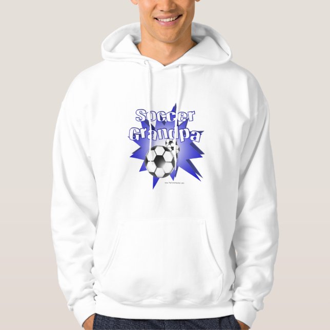 Fußballgroßvater Hoodie (Vorderseite)