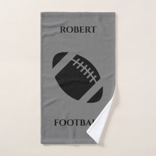 Fußballhandtuch, personalisierter Name Handtuch