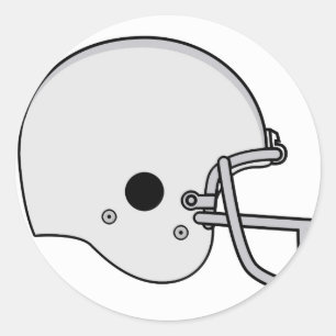 Fußballhelm Runder Aufkleber