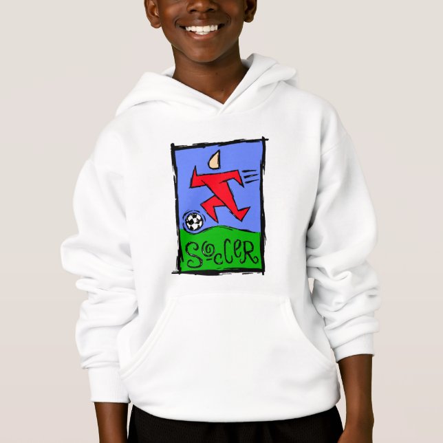 FußballHoodie Hoodie (Vorderseite)