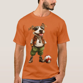 Fußballhunde - Vintages Geschenk T-Shirt