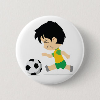 Fußballjunge Button