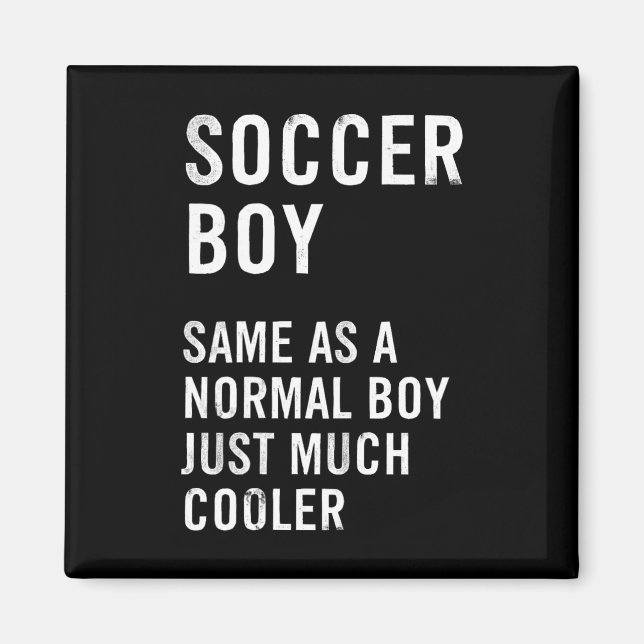 Fußballjunge Definition Lustig  Magnet (Vorne)