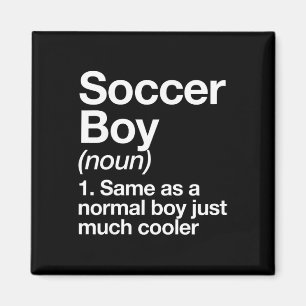 Fußballjunge Definition Lustig Sport  Magnet