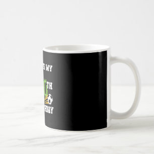 Fußballjunge Es ist mein 10. Geburtstag Amerikanis Kaffeetasse