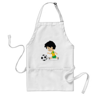 Fußballjunge Schürze