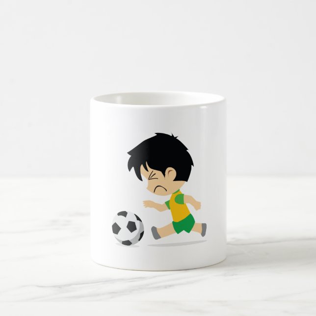 Fußballjunge Tasse (Mittel)